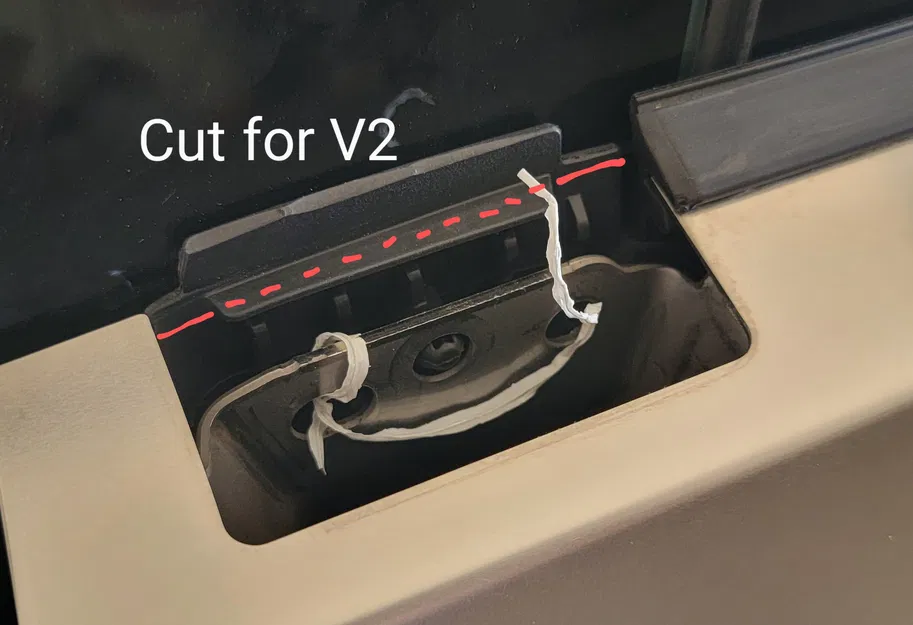 Nắp che lỗ gương Cybertruck (Cybertruck Mirror Delete Cover) - Image 10