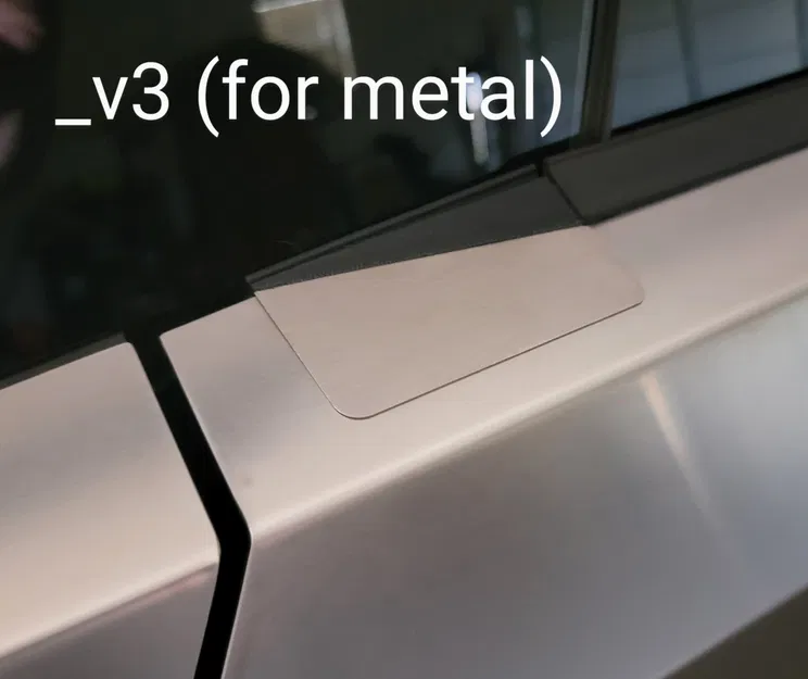 Nắp che lỗ gương Cybertruck (Cybertruck Mirror Delete Cover) - Image 12