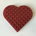Lego Valentines Heart – Gạch Lego tương thích hình trái tim - Thumbnail 1