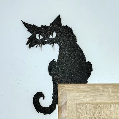 Kitty Door Corner - Trang trí góc cửa hình mèo