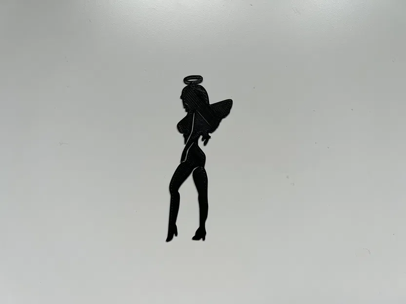 Tranh Treo Tường Hình Bóng Thiếu Nữ Thiên Thần Độc Đáo - Image 1