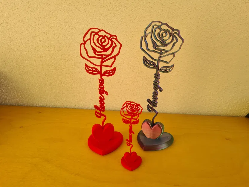 Bông hồng với thân chữ “I love you” - Image 2