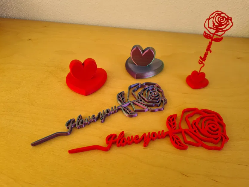 Bông hồng với thân chữ “I love you” - Image 3