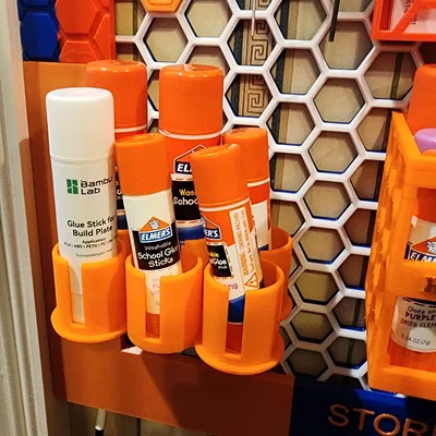 Kệ Giữ Keo Dán Hình Ong 3D (Gluestick Holder)