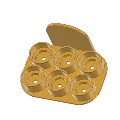 Kệ Giữ Keo Dán Hình Ong 3D (Gluestick Holder)