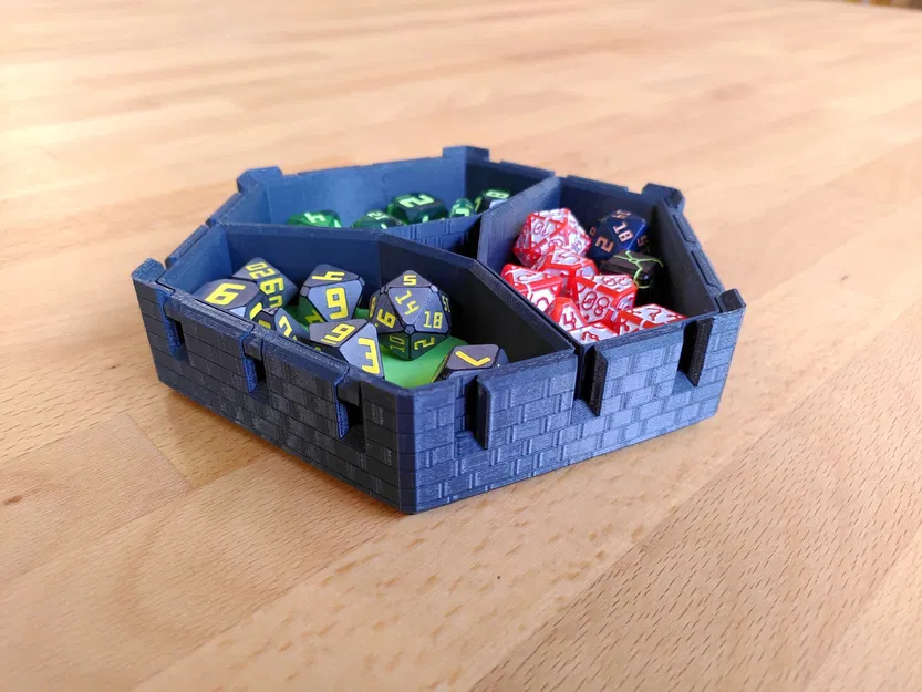 The Hive Hex Tray – Khay xúc xắc lục giác lồng khay nhỏ - Image 1