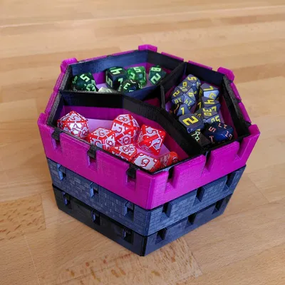 The Hive Hex Tray – Khay xúc xắc lục giác lồng khay nhỏ