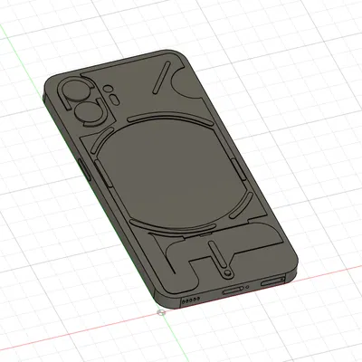 Mô Hình 3D Điện Thoại Nothing Phone (2) Sẵn Sàng In