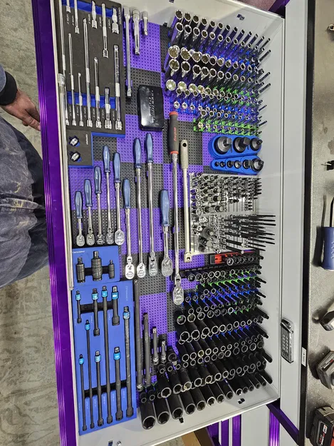 Bộ tool box grid organizer dạng modular cho ngăn kéo & hộp đồ nghề - Image 1