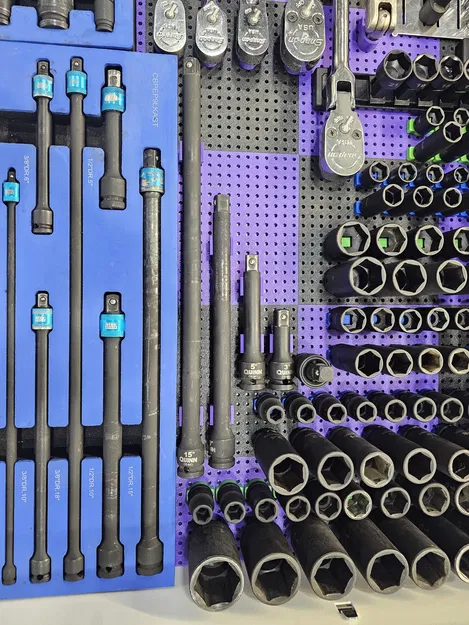 Bộ tool box grid organizer dạng modular cho ngăn kéo & hộp đồ nghề - Image 4