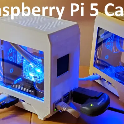 Vỏ case mini tower cho Raspberry Pi 5