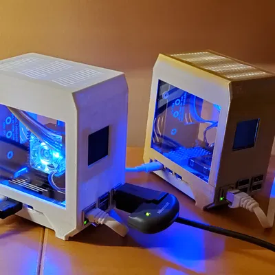 Vỏ case mini tower cho Raspberry Pi 5