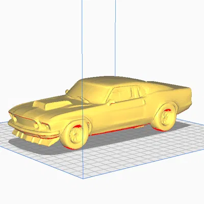 Mô Hình Xe Ford Mustang Fastback 1969 Siêu Đẹp