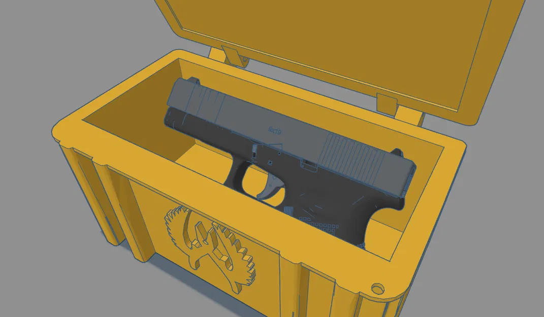 Hộp/Case CSGO/CS2 cho 3D Glock (Box/Case lưu trữ) - Image 2