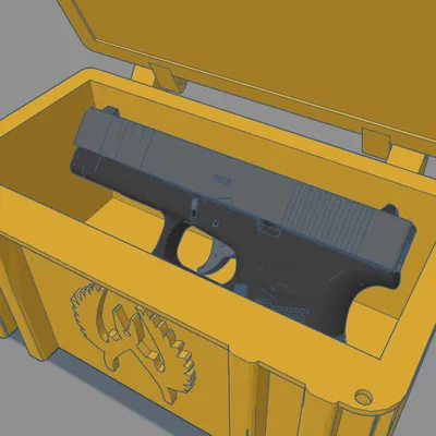 Hộp/Case CSGO/CS2 cho 3D Glock (Box/Case lưu trữ)