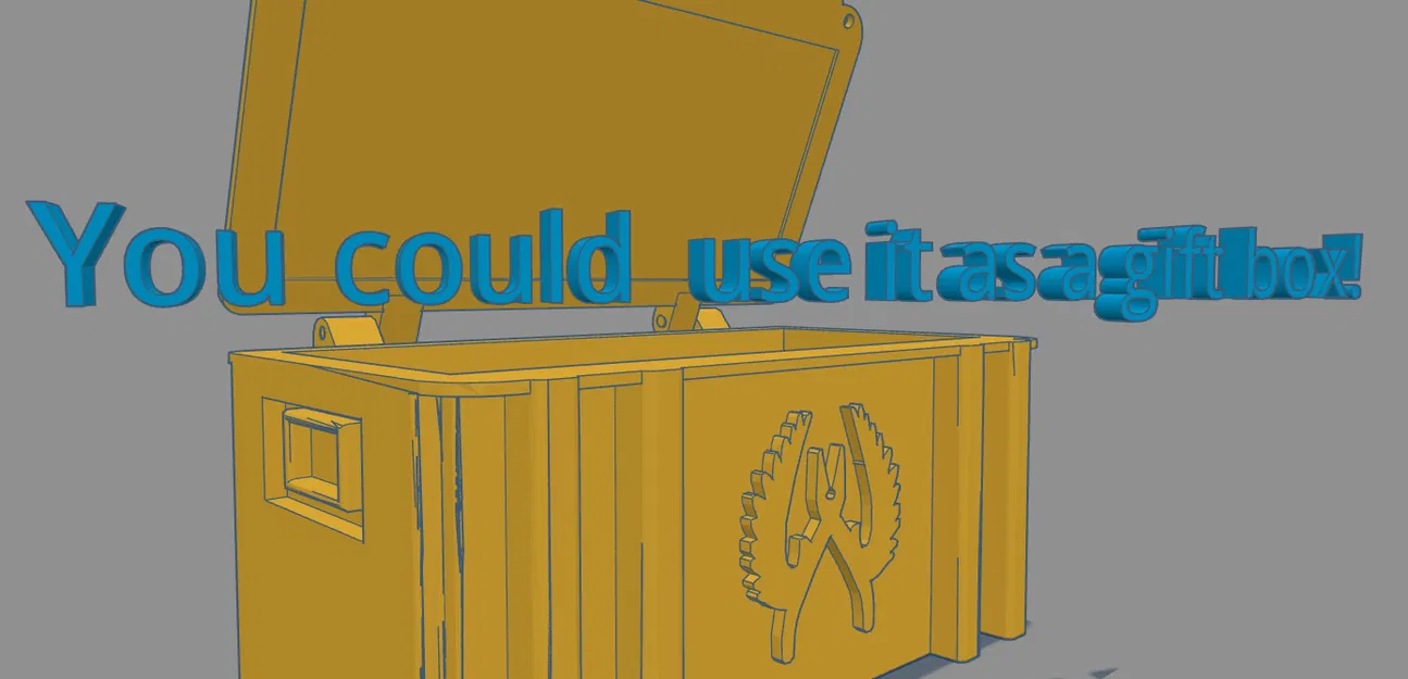 Hộp/Case CSGO/CS2 cho 3D Glock (Box/Case lưu trữ) - Image 4