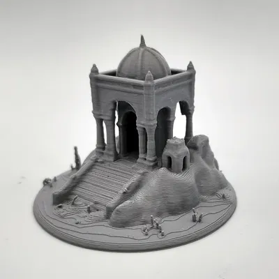 Mô hình thu nhỏ Đền Thờ Sa Mạc (Desert Temple Miniature)