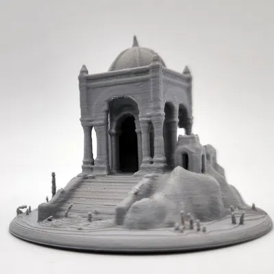 Mô hình thu nhỏ Đền Thờ Sa Mạc (Desert Temple Miniature)