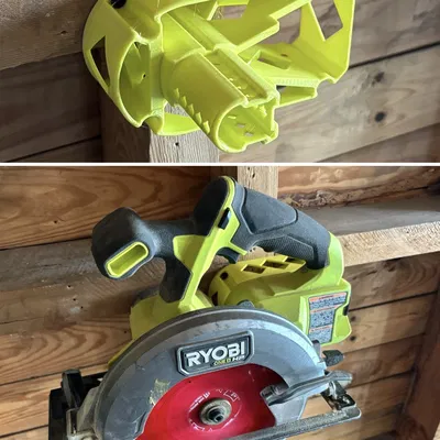 Giá treo dụng cụ Ryobi 18V (cưa đĩa) kiểu faux battery