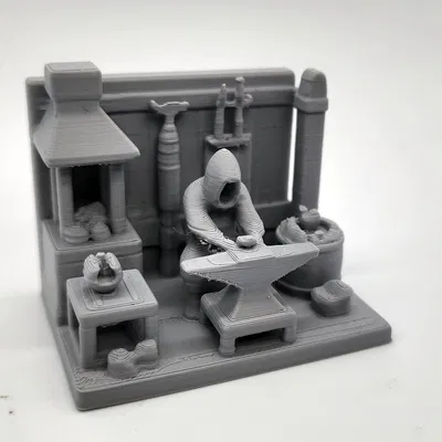 Mô hình thu nhỏ Thợ rèn (Blacksmith Miniature)