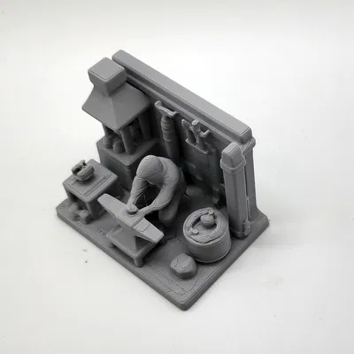 Mô hình thu nhỏ Thợ rèn (Blacksmith Miniature)