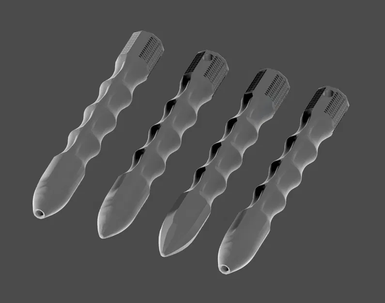 Gậy tự vệ (Kubotan) in 3D - Image 3