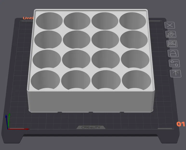 Khay Sắp Xếp Hộp Thuốc 3D Theo Chuẩn Gridfinity - Image 1