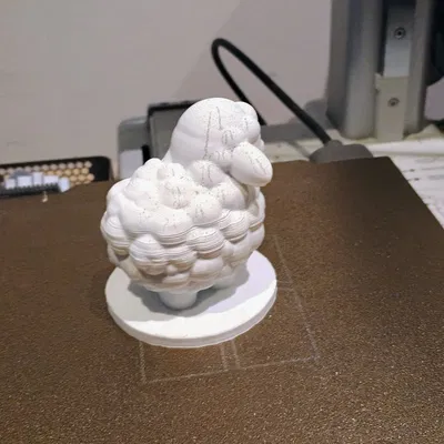 Mô Hình Cừu Con Phục Sinh Dễ Thương Dùng Để In 3D