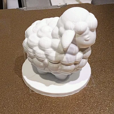 Mô Hình Cừu Con Phục Sinh Dễ Thương Dùng Để In 3D