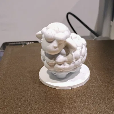 Mô Hình Cừu Con Phục Sinh Dễ Thương Dùng Để In 3D