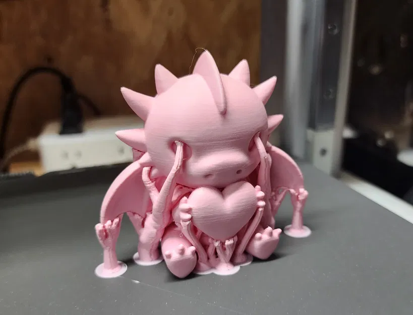 Rồng Dễ Thương Ngồi Ôm Trái Tim - Image 6