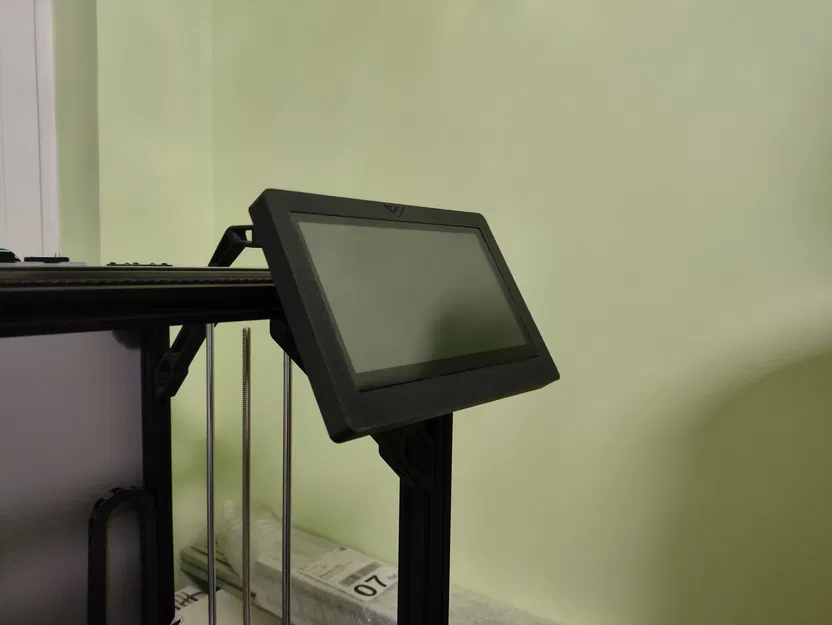 Vỏ màn hình HDMI 7" kèm bracket cho extrusion 2020 (hợp VZBOT) - Image 3