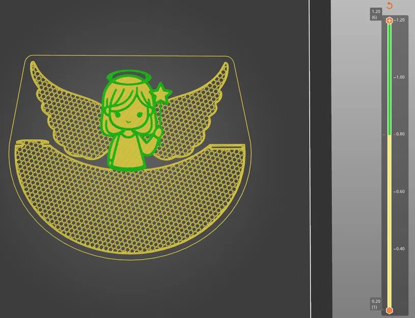 Thiên thần cầm ngôi sao – đồ trang trí/ornament - Image 3