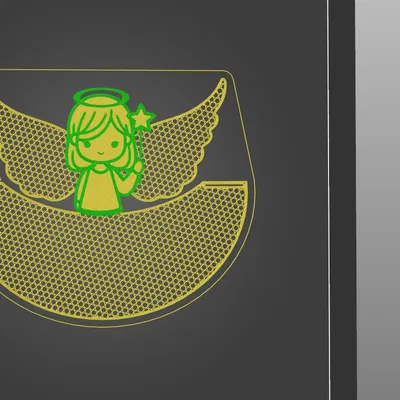 Thiên thần cầm ngôi sao – đồ trang trí/ornament