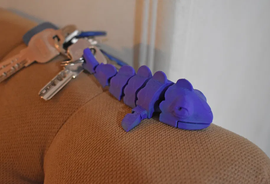 Móc Khóa Cá 3D Articulated - In 3D Không Cần Support - Image 2