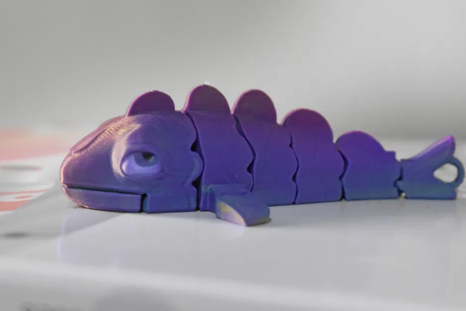 Móc Khóa Cá 3D Articulated - In 3D Không Cần Support - Image 4