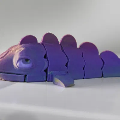 Móc Khóa Cá 3D Articulated - In 3D Không Cần Support