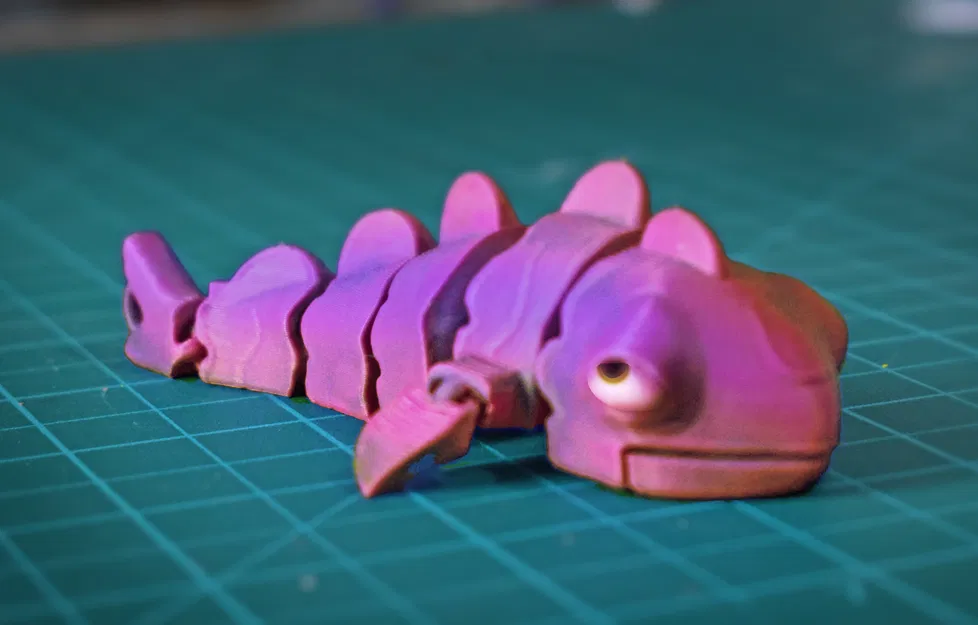 Móc Khóa Cá 3D Articulated - In 3D Không Cần Support - Image 5