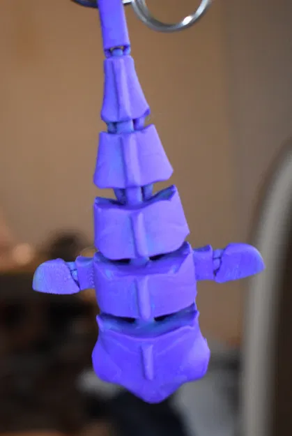 Móc Khóa Cá 3D Articulated - In 3D Không Cần Support - Image 6