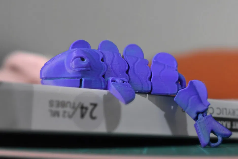 Móc Khóa Cá 3D Articulated - In 3D Không Cần Support - Image 7