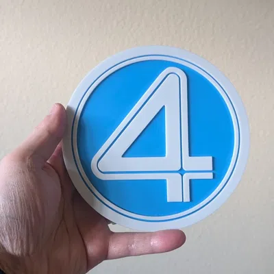 Mô hình in 3D Biểu Tượng Fantastic Four - First Steps