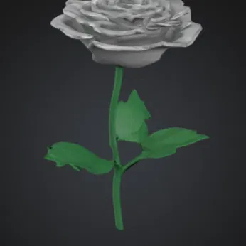 Mô Hình Hoa Hồng 3D Đẹp Tinh Xảo Dễ In