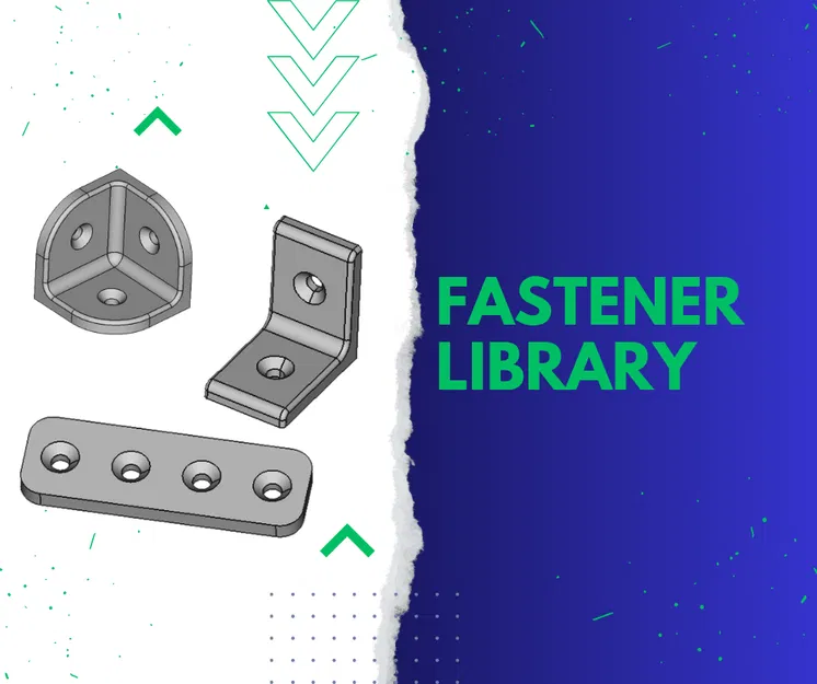 Thư viện Fasteners (thanh phẳng, góc, chữ L, v.v.) - Image 1
