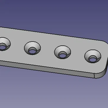 Thư viện Fasteners (thanh phẳng, góc, chữ L, v.v.)