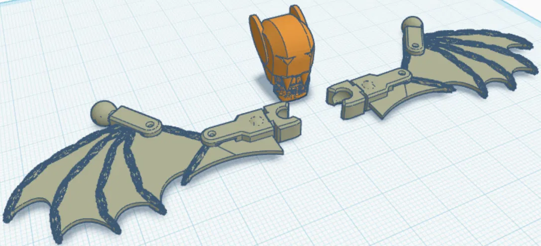 Phụ kiện Cánh Dơi Man-Bat cho Mô hình Dummy 13 - Image 1