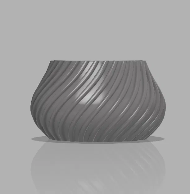 Chậu Xương Rồng Xoắn Ốc – Thiết Kế Tối Giản In 3D - Image 3