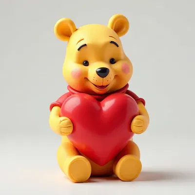 Winnie-the-Pooh Cầm Tim Tình Yêu - Quà Valentine