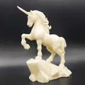 Tượng Kỳ Lân Chồm (Rearing Unicorn Statue) - Thumbnail 1