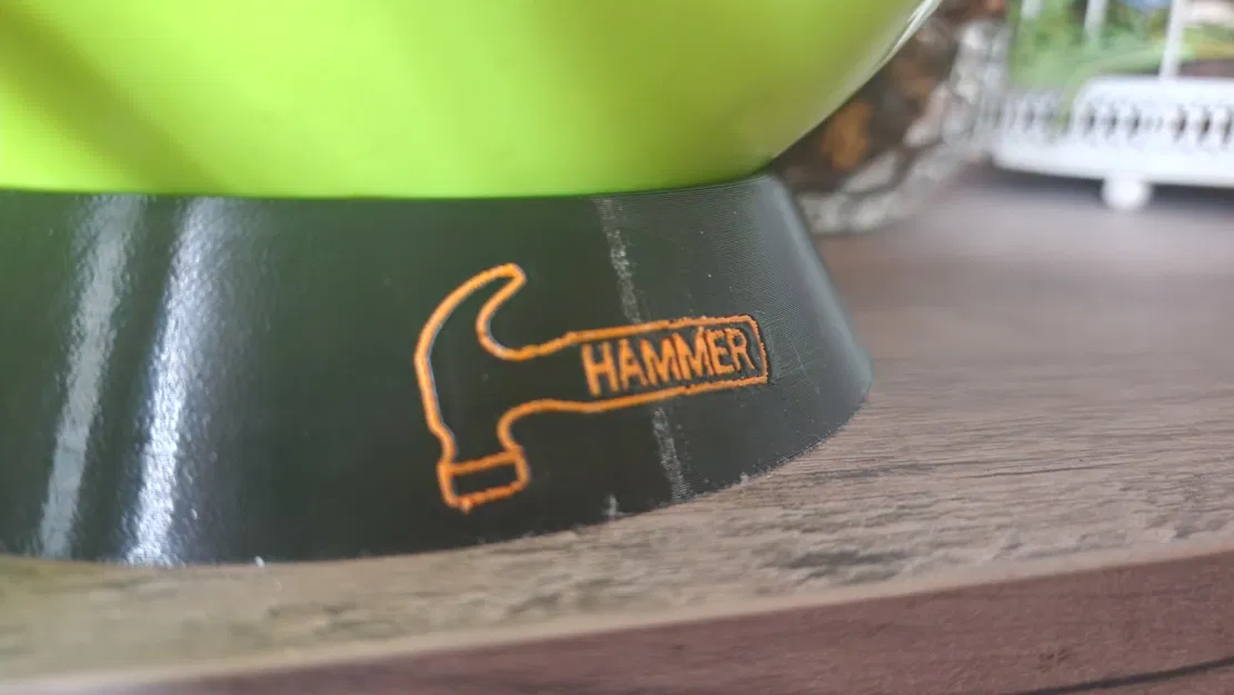 Cốc kê bóng bowling chủ đề Hammer - Image 3