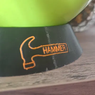 Cốc kê bóng bowling chủ đề Hammer